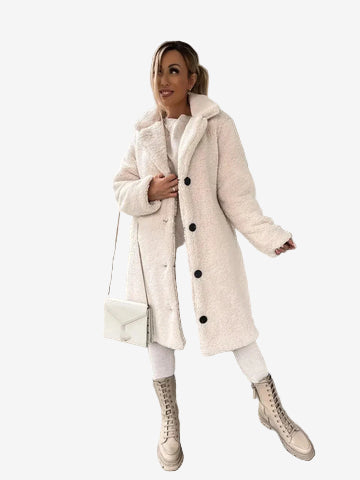 Abrigo de peluche estilo Teddy